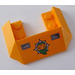 LEGO Orange clair brillant Pente 4 x 6 avec Coupé avec Leopard Diriger, Feuilles et Grille Autocollant (13269)