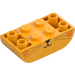 LEGO Bright Light Orange Slope Brick 2 x 4 Curved Inverted with Whiskers and Orange Cheeks (5174 / 106112)