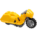 LEGO Bright Light Orange Stuntz Flywheel Motorcycle Touring