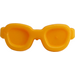 LEGO Leuchtendes helles Orange Sonnenbrille - Oval (93080)