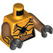 LEGO Leuchtendes helles Orange Tarantula Minifigur Torso (973 / 76382)