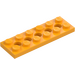 LEGO Bright Light Orange Technic Plate 2 x 6 with Holes (32001)