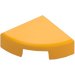 LEGO Bright Light Orange Tile 1 x 1 Quarter Circle (25269)