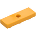 LEGO Bright Light Orange Tile 1 x 3 Inverted with Hole (35459)