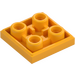 LEGO Leuchtendes helles Orange Fliese 2 x 2 Invers (11203)