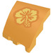LEGO Bright Light Orange Wedge 2 x 3 Right with Hibiscus Flower (Back) Sticker (80178)