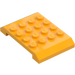 LEGO Orange clair brillant Pièce de monnaie 4 x 6 x 0.7 Double (32739)