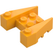 LEGO Bright Light Orange Wedge Brick 3 x 4 with Stud Notches (50373)