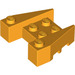 LEGO Orange clair brillant Coin Brique 3 x 4 avec des encoches pour tenons (50373)