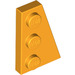 LEGO Orange clair brillant Coin assiette 2 x 3 Aile Droite  (43722)