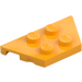 LEGO Bright Light Orange Wedge Plate 2 x 4 (51739)