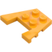 LEGO Leuchtendes helles Orange Keil Platte 3 x 4 mit Noppenkerben (28842 / 48183)