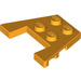 LEGO Orange clair brillant Coin assiette 3 x 4 avec des encoches pour tenons (28842 / 48183)