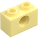 LEGO Bright Light Yellow Brick 1 x 2 with Hole (3700)