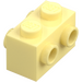 LEGO Bright Light Yellow Brick 1 x 2 with Studs on Opposite Sides (52107)