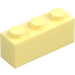 LEGO Bright Light Yellow Brick 1 x 3 (3622)