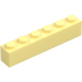 LEGO Bright Light Yellow Brick 1 x 6 (3009 / 30611)