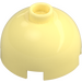 LEGO Bright Light Yellow Brick 2 x 2 Round with Dome Top (Hollow Stud, Axle Holder) (3262 / 30367)