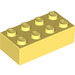 LEGO Jaune clair brillant Brique 2 x 4 (3001 / 72841)