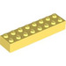 LEGO Jaune clair brillant Brique 2 x 8 (3007 / 93888)