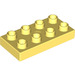 LEGO Helder Lichtgeel Duplo Plaat 2 x 4 (4538 / 40666)