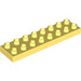LEGO Jaune clair brillant Duplo assiette 2 x 8 (44524)