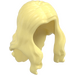 LEGO Bright Light Yellow Long Wavy Hair with Parting (33461 / 95225)