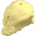 LEGO Bright Light Yellow Long Wavy Swept Hair (18636 / 92256)