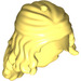 LEGO Bright Light Yellow Long Wavy Tied Back Hair (18637 / 92258)
