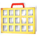 LEGO Bright Light Yellow Minifig Display Box (852820)