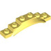 LEGO Bright Light Yellow Mudguard Plate 1 x 6 with Edge (4925 / 62361)