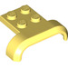 LEGO Bright Light Yellow Mudguard Plate 2 x 2 with Shallow Wheel Arch (28326)