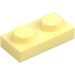 LEGO Světle žlutá Deska 1 x 2 (3023 / 28653)