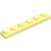 LEGO Bright Light Yellow Plate 1 x 6 (3666)