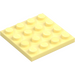 LEGO Bright Light Yellow Plate 4 x 4 (3031)