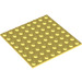 LEGO Bright Light Yellow Plate 8 x 8 with Adhesive (80319)