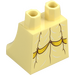 LEGO Bright Light Yellow Skirt with Dress with Ruffles and Yellow Ribbon (36036)