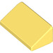 LEGO Bright Light Yellow Slope 1 x 2 (31°) (85984)