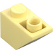 LEGO Bright Light Yellow Slope 1 x 2 (45°) Inverted (3665)