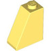 LEGO Bright Light Yellow Slope 1 x 2 x 2 (65°) (60481)