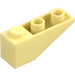 LEGO Klar lys gul Skråning 1 x 3 (25°) Omvendt (4287)