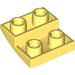 LEGO Helder Lichtgeel Helling 2 x 2 x 0.7 Gebogen Omgekeerd (32803)
