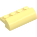 LEGO Bright Light Yellow Slope 2 x 4 x 1 Curved (5842)