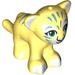 LEGO Giallo chiaro brillante Tigre con Metallic Chiaro Blu Strisce (67778 / 67779)