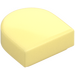 LEGO Bright Light Yellow Tile 1 x 1 Half Oval (24246 / 35399)