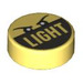 LEGO Bright Light Yellow Tile 1 x 1 Round with &quot;Light&quot; (35380 / 101413)