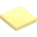 LEGO Bright Light Yellow Tile 2 x 2 with Groove (3068)
