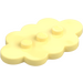 LEGO Bright Light Yellow Tile 3 x 5 Cloud with 3 Studs (35470)