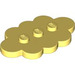 LEGO Jaune clair brillant Tuile 3 x 5 Cloud avec 3 Goujons (35470)