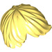 LEGO Jaune clair brillant Tousled Cheveux balayé à gauche (18226 / 87991)